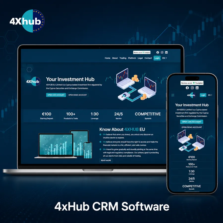 4xhub Forex CRM