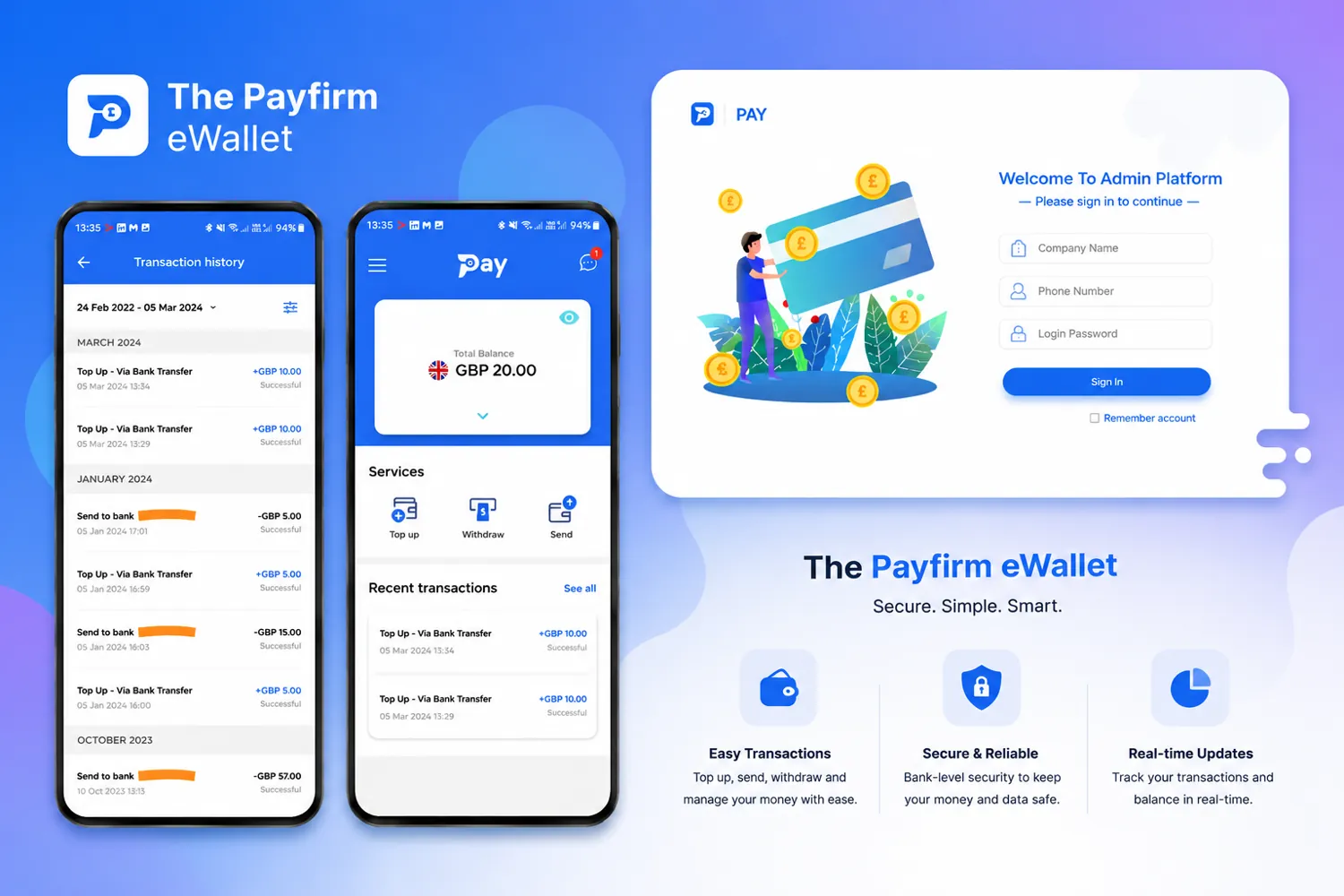E-Wallet & E-Remittance Platform